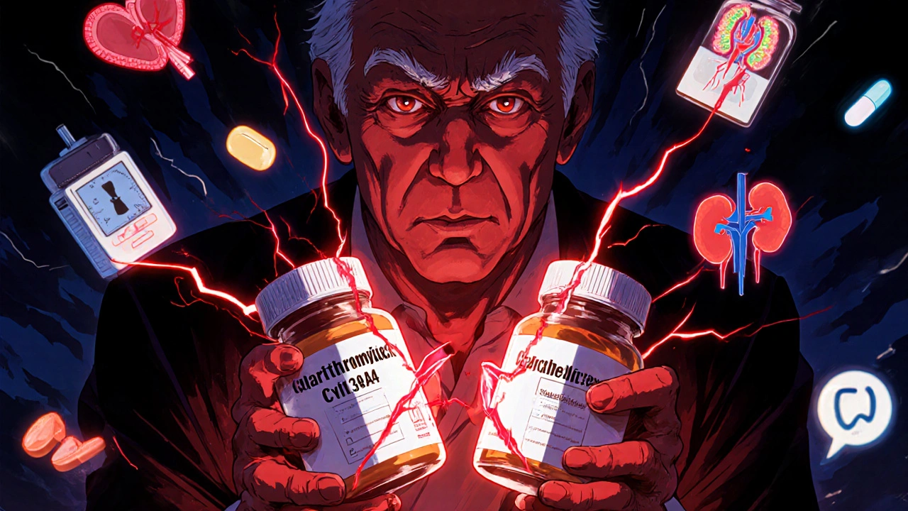 Clarithromycin Drug Interactions: Dangerous Combinations to Avoid