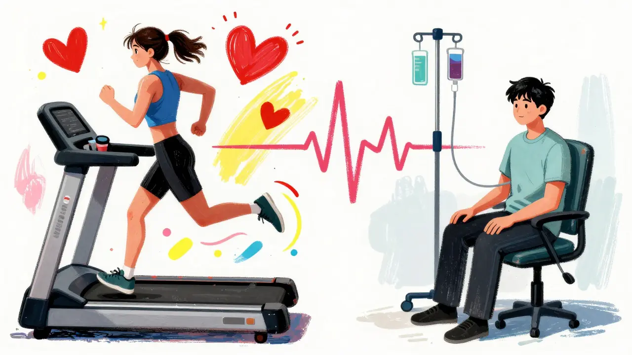 Comparison of exercise vs chemical stress test methods